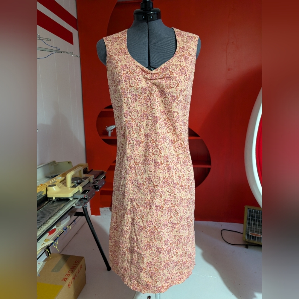 Floral Sleeveless Dress - Pink